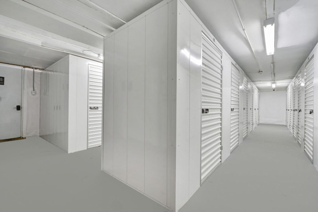 tenant storage lockers - white storage locker - on site storage solutions - maxspace storage